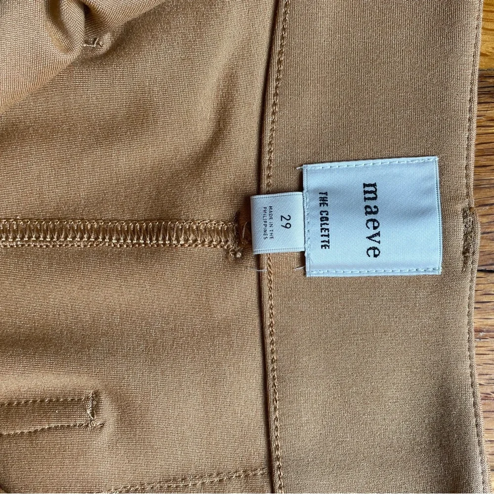 Anthropologie wide leg light Brown Casual Bottoms - Picture 5 of 12
